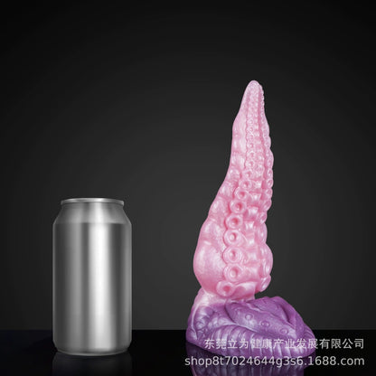 Silicone Fantasy Tentacle Dildo with Suction Cup - Hands-Free Vaginal Orgasmic Massage Sex Toys