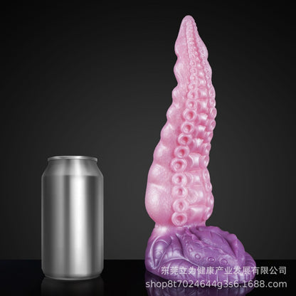 Silicone Fantasy Tentacle Dildo with Suction Cup - Hands-Free Vaginal Orgasmic Massage Sex Toys