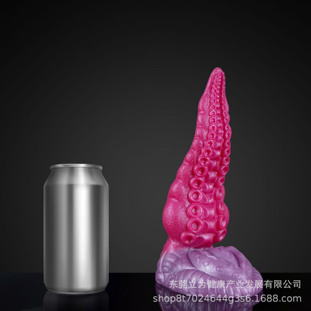 Silicone Fantasy Tentacle Dildo with Suction Cup - Hands-Free Vaginal Orgasmic Massage Sex Toys