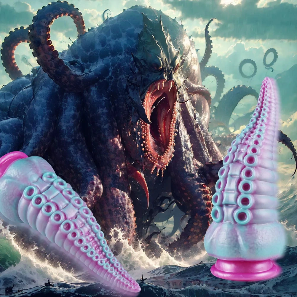 Fantasy Tentakel Silikon Analdildo-Textur G-Punkt Orgasmusmassage &amp; Monster Sex Abenteuer