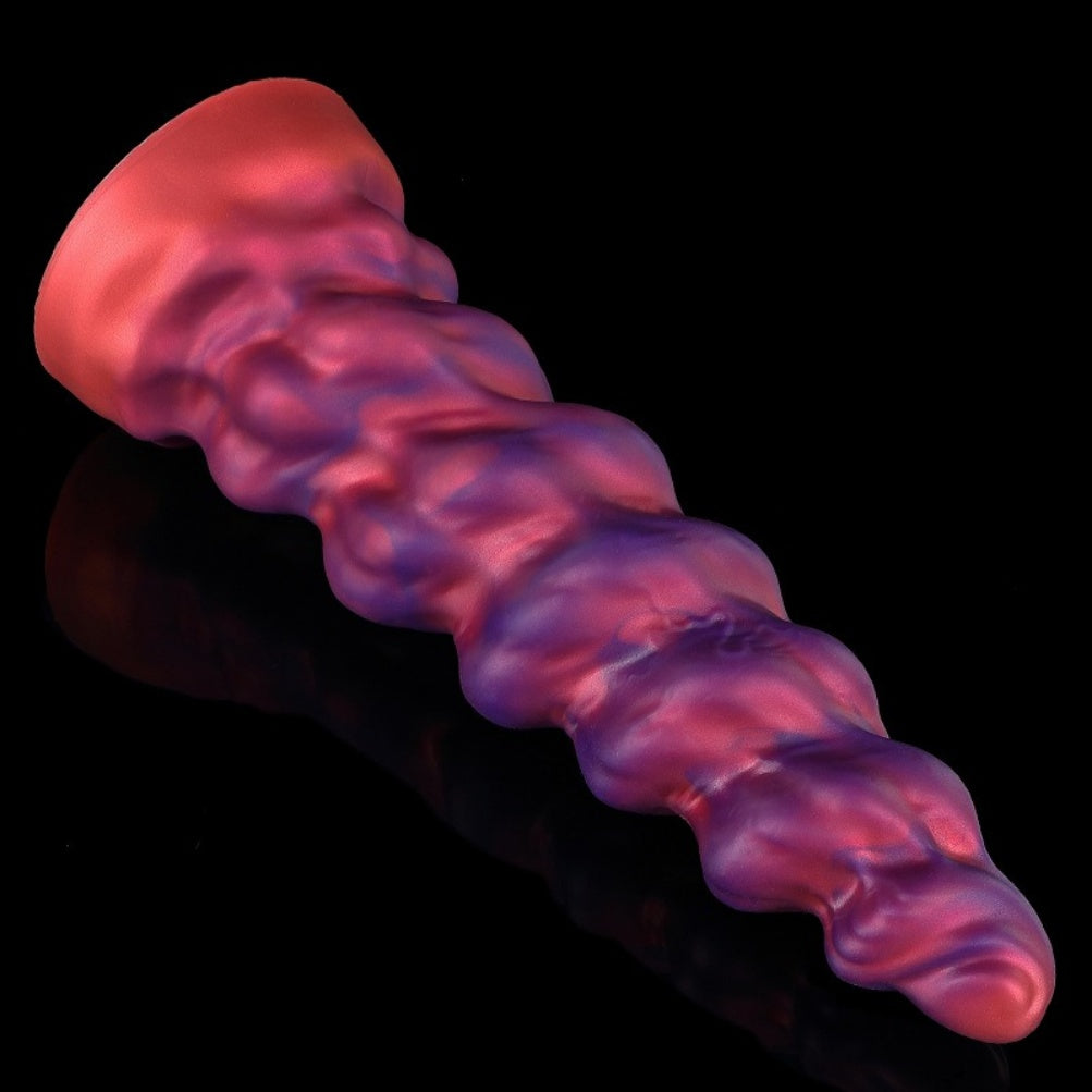 Godemiché anal en spirale Fantasy – Jouet sexuel pour femme, favorisant l'expansion vaginale et le massage orgasmique du point G.