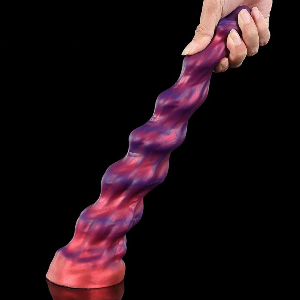 Godemiché anal en spirale Fantasy – Jouet sexuel pour femme, favorisant l'expansion vaginale et le massage orgasmique du point G.