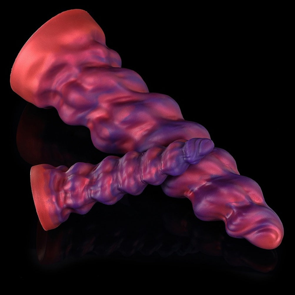 Godemiché anal en spirale Fantasy – Jouet sexuel pour femme, favorisant l'expansion vaginale et le massage orgasmique du point G.