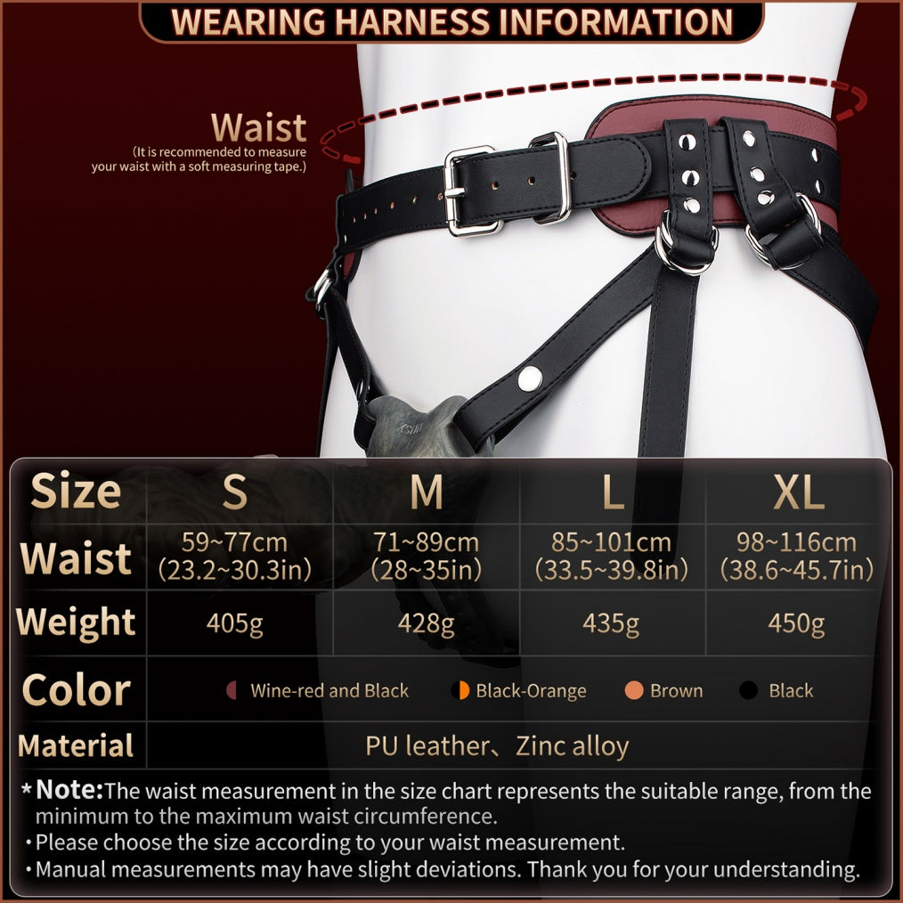 Alien Tentacle Silicone Penis Extender & Masturbation Sleeve-Leather Strap-On Sex Toys for Men & Women