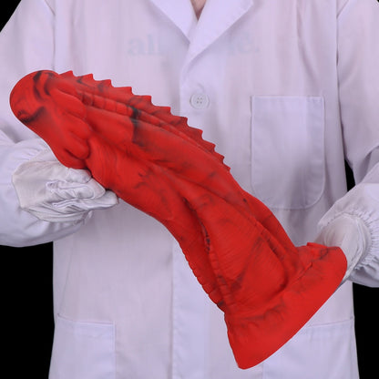 Drake Fire Fantasy Dragon Dildo Fetish Sex – Textured Vaginal Masturbation Thick Silicone Toys