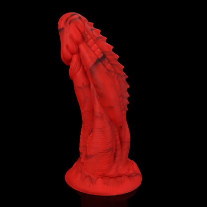 Drake Fire Fantasy Dragon Dildo Fetish Sex – Textured Vaginal Masturbation Thick Silicone Toys