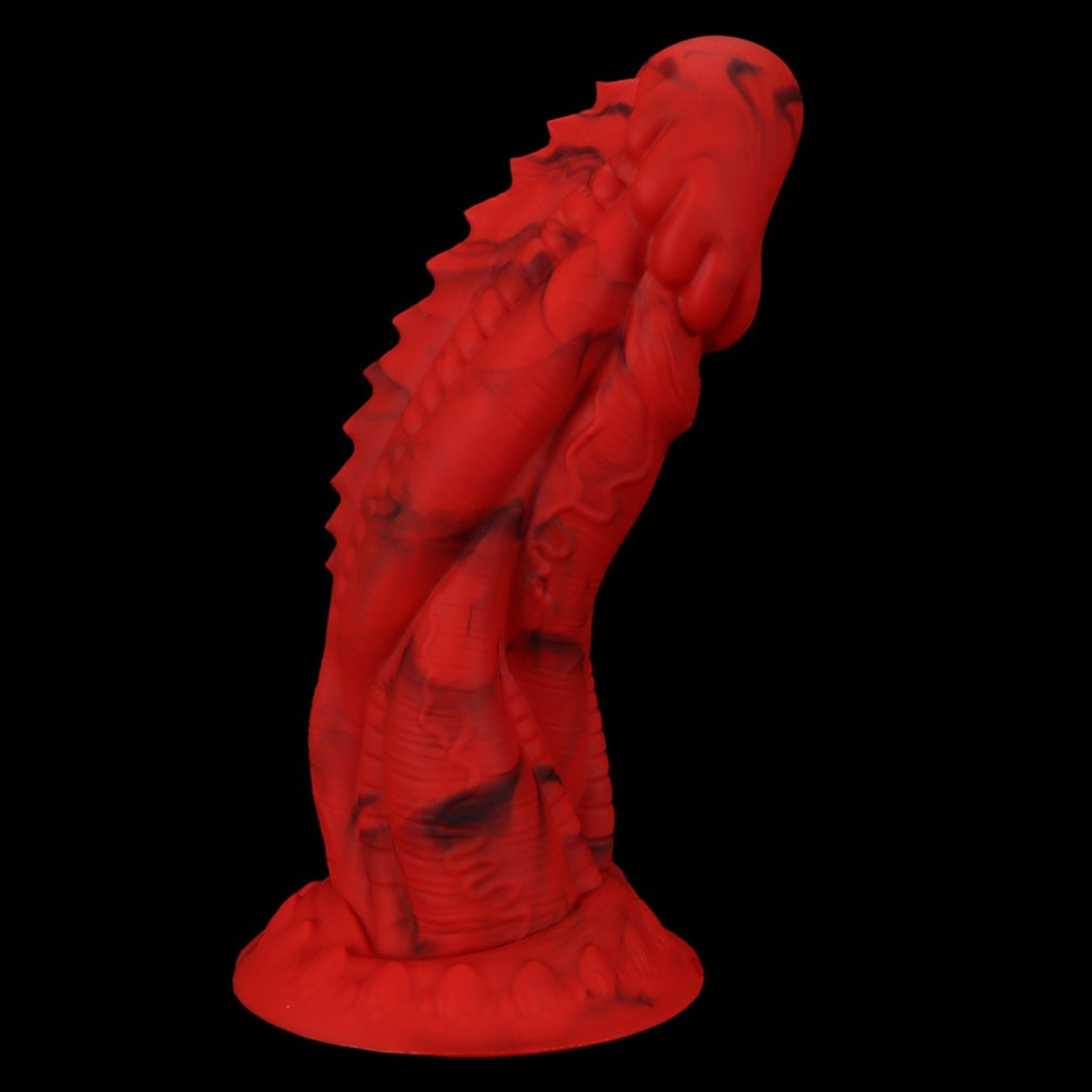 Drake Fire Fantasy Dragon Dildo Fetish Sex – Textured Vaginal Masturbation Thick Silicone Toys