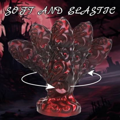 Gode Gland Alien Sang-Noir – Gode Monstre Épais en Silicone S/M/L | Domlust