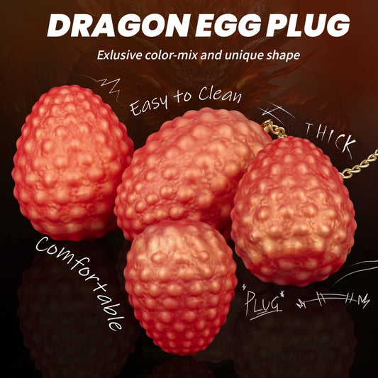 Fantasy Dragon Egg Fist Dildo – Platinum Silicone Extreme Expansion Fetish Toy | Domlust