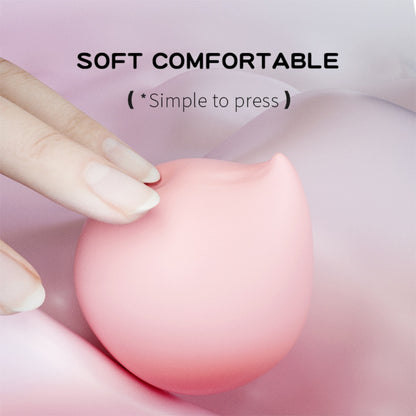Pink Peach Clit Sucker & Nipple Stimulator - Cute Silicone Suction Toy for Orgasmic Massage