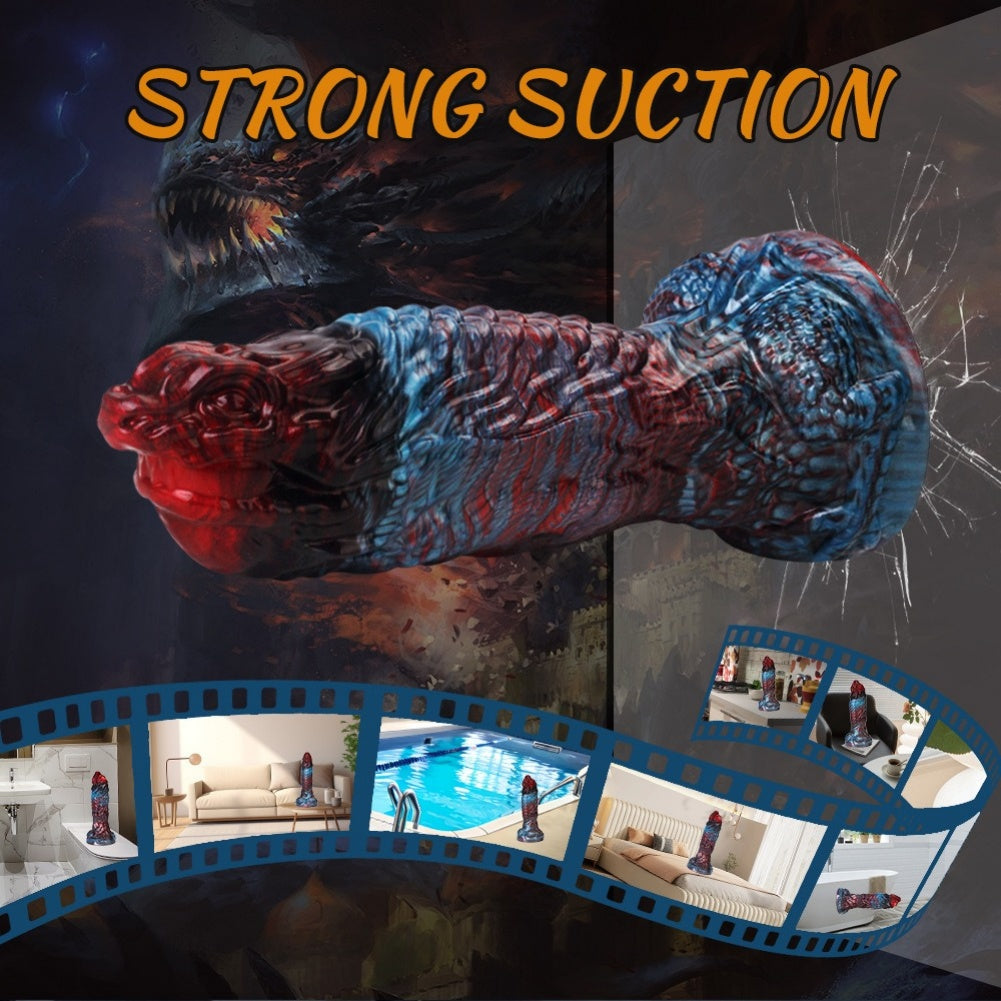 Godemiché Dragon Alien Fantaisie | Jouet Monstre Épais en Silicone avec Ventouse – Domlust