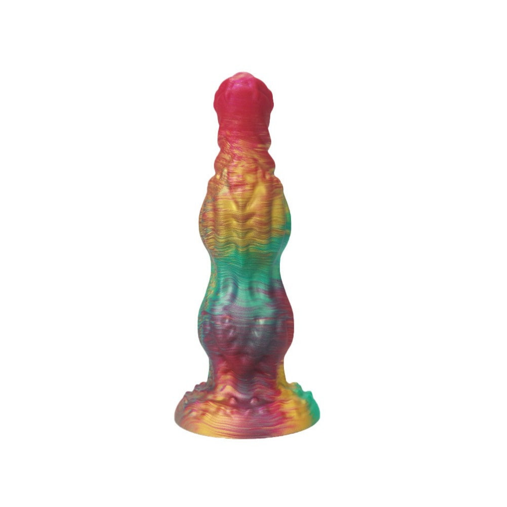 Fantasy Dog Knotting Anal Beads Dildo - Hands-Free Female Orgasmic Sex Toys