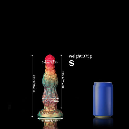 Fantasy Dog Knotting Anal Beads Dildo - Hands-Free Female Orgasmic Sex Toys