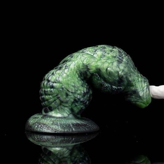 Fist Dildo | Dragon Skin Platinum Silicone Anal & Vaginal Stretching Toy with Suction Cup by Domlust