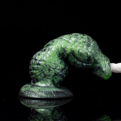 Einführbarer Fantasy-Faustdildo aus Silikon – Sexspielzeug für Frauen mit gezielt anschwellender Anal- und Vaginalfunktion