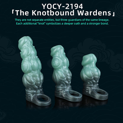 Fantasy Knot Penis Sleeve & Cock Extender-Instant Girth, Endurance, and Textured Internal Massage