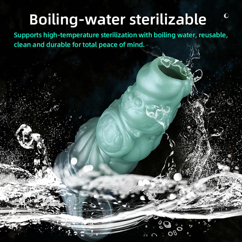 Fantasy Knot Penis Sleeve & Cock Extender-Instant Girth, Endurance, and Textured Internal Massage