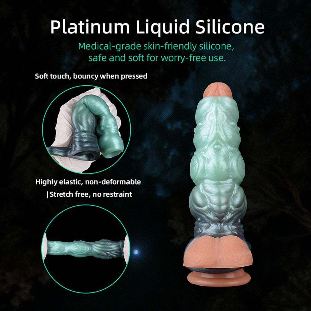 Fantasy Knot Penis Sleeve & Cock Extender-Instant Girth, Endurance, and Textured Internal Massage