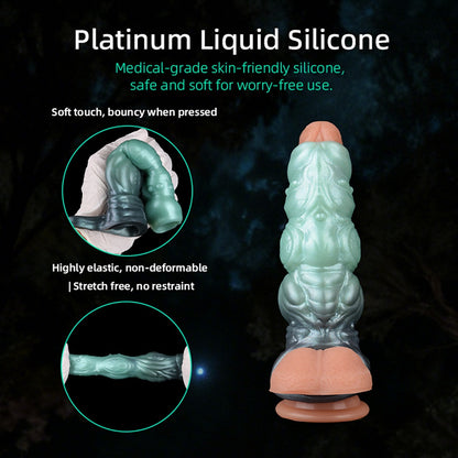 Fantasy Knot Penis Sleeve & Cock Extender-Instant Girth, Endurance, and Textured Internal Massage