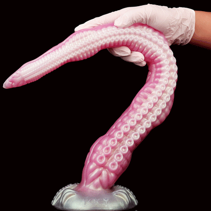 Gode ​​réaliste à tentacules - Jouets sexuels à ventouse texturés en forme de pieuvre souple de qualité supérieure