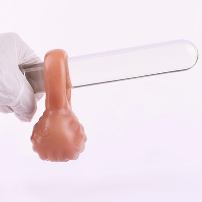 Anneau pénien fantaisie en silicone couleur chair – Outil de contrôle de l'éjaculation pour des performances prolongées