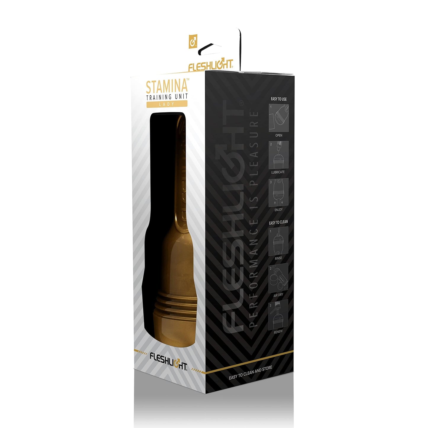Unité d'entraînement d'endurance Fleshlight - Stimulateur de performances pour hommes Gold