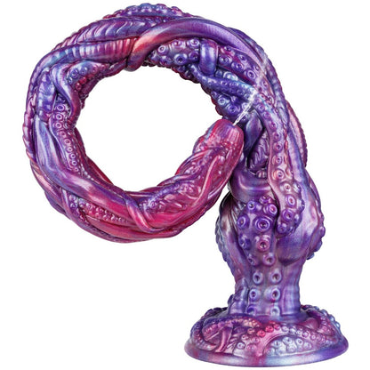 Purple Silicone Fantasy Extra-Long Tentacle Dildo-Deep G-Spot Stimulation & Visual Exploration