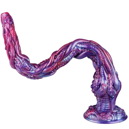 Purple Silicone Fantasy Extra-Long Tentacle Dildo-Deep G-Spot Stimulation & Visual Exploration