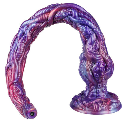 Purple Silicone Fantasy Extra-Long Tentacle Dildo-Deep G-Spot Stimulation & Visual Exploration