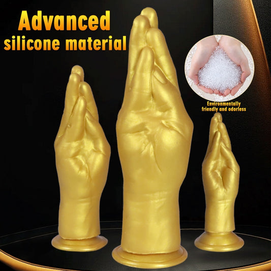 Fantasy Palm Silicone Fist Dildo – Intense G-Spot & Orgasmic Massage Sex Toy for Vaginal Expansion