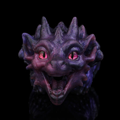 Dark Fantasy Void Dragon Mini Sex Doll – Platinum Silicone Pocket Pussy for Men Blowjobs