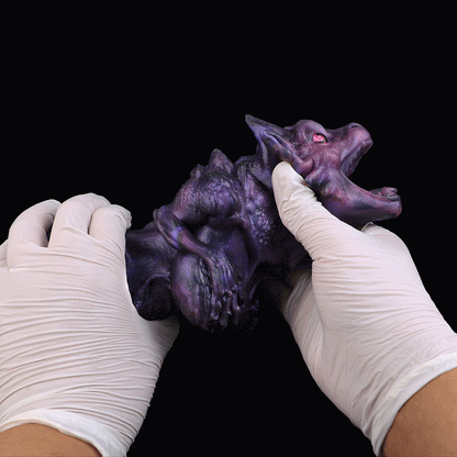 Dark Fantasy Void Dragon Mini Sex Doll – Platinum Silicone Pocket Pussy for Men Blowjobs