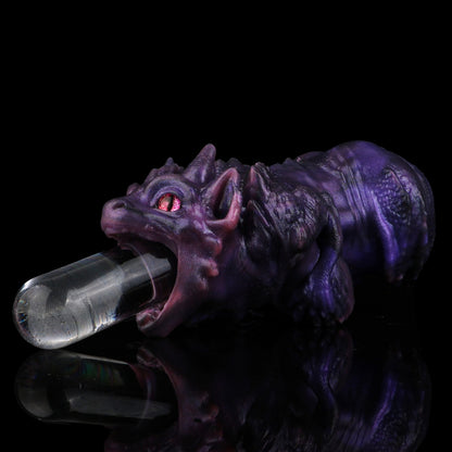 Dark Fantasy Void Dragon Mini Sex Doll – Platinum Silicone Pocket Pussy for Men Blowjobs