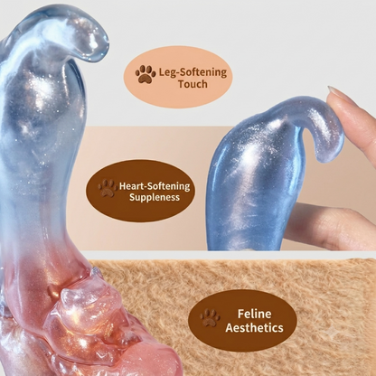 Curved G-Spot Alien Dildo with Hook Tip — Fantasy Silicone Monster Dildo for Deep G-Spot Stimulation