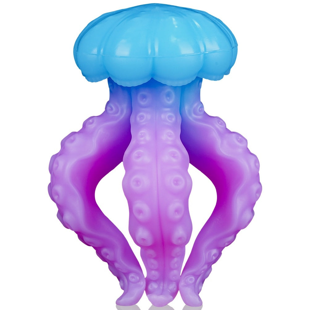 Octopus & Jellyfish Fantasy Silicone Dildo-Multi-Stimulation Tentacle Sex Toy