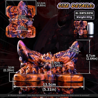 Dark Dragon King Fantasy Beast Grinder – Wearable Vibrating Grinding Sex Toy | Domlust