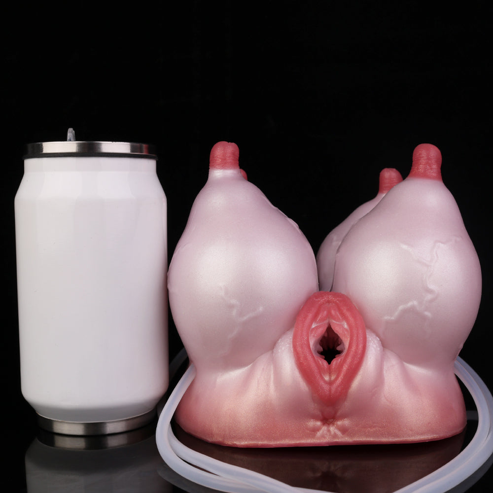 Cow Milk Animal Pussies Fantasy Masturbator – 4-Channel Torso Sex Doll with Pumping Milk