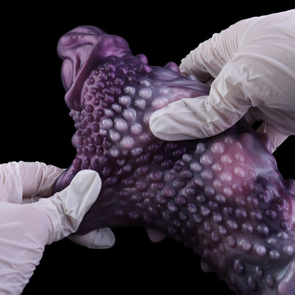 Nebula Squirting Sleeves | Purple Alien Silicone Design for Fantasy Play