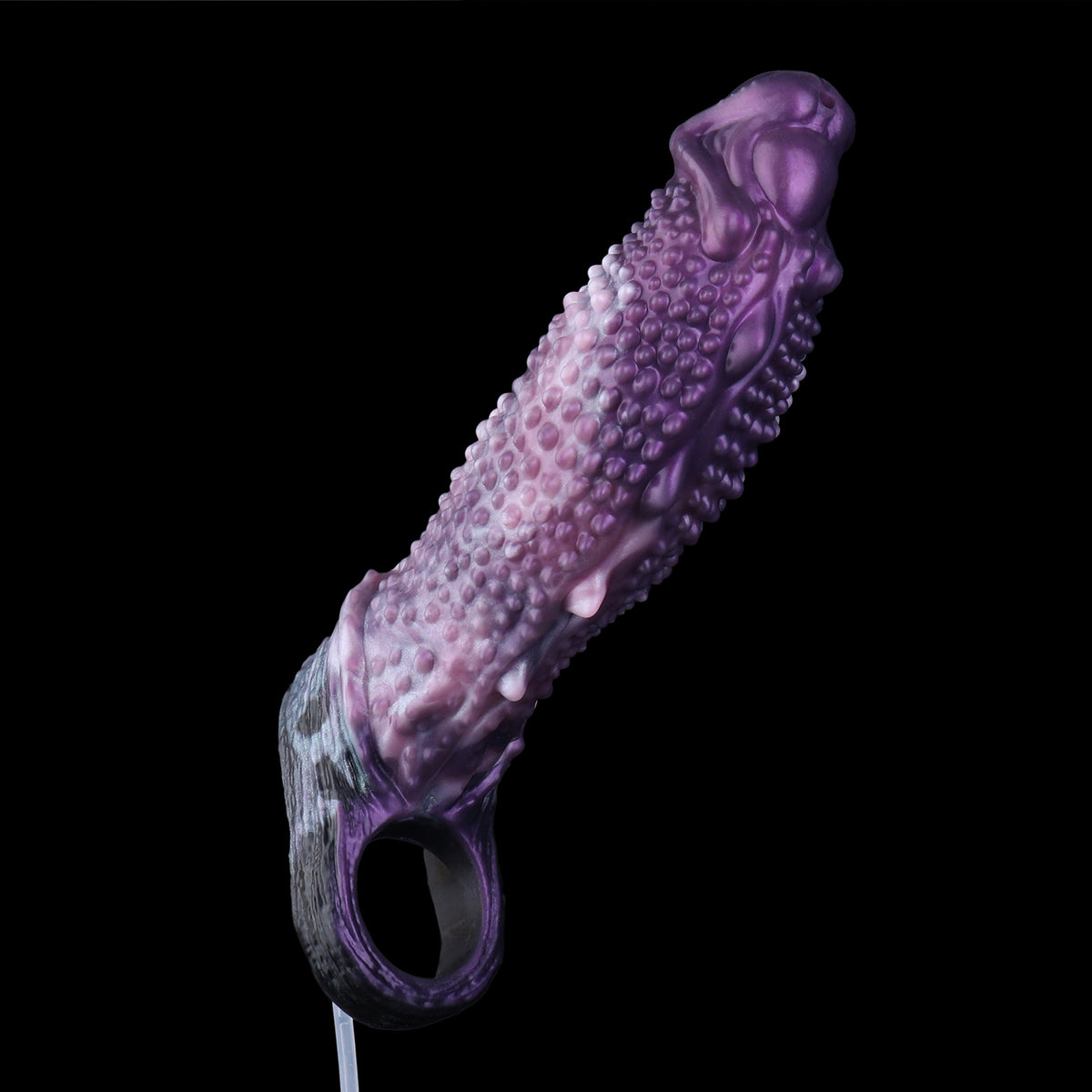 Nebula Squirting Sleeves | Purple Alien Silicone Design for Fantasy Play