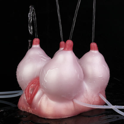 Cow Milk Animal Pussies Fantasy Masturbator – 4-Channel Torso Sex Doll with Pumping Milk