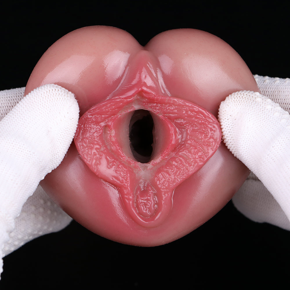 Life-size Pussy Pocket Masturbator - Realistic Labia Women Vaginas Masturbation Cup Male Sex Toy