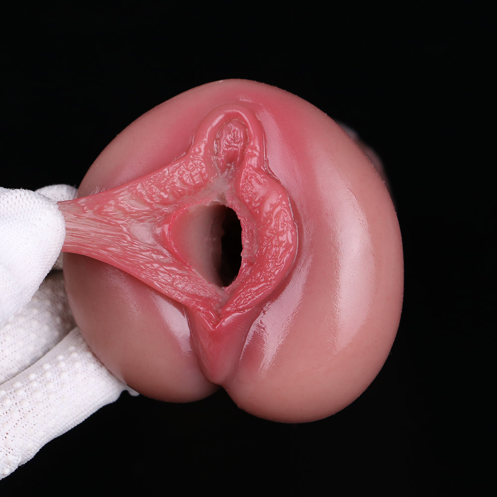 Life-size Pussy Pocket Masturbator - Realistic Labia Women Vaginas Masturbation Cup Male Sex Toy