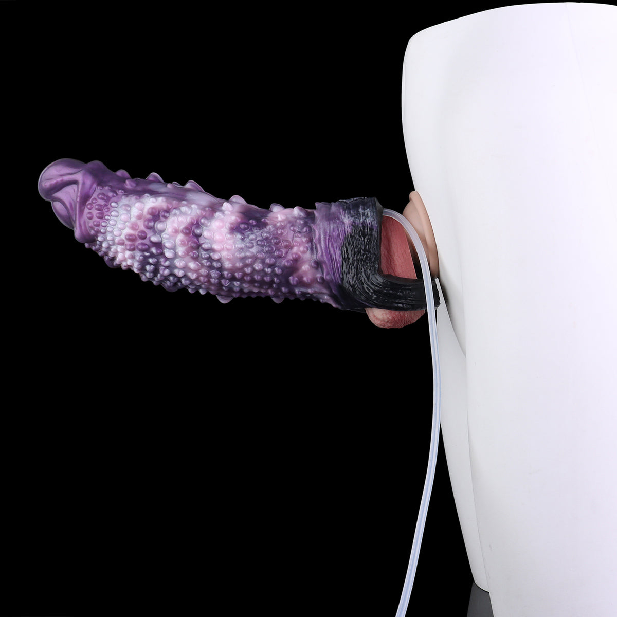 Nebula Squirting Sleeves | Purple Alien Silicone Design for Fantasy Play