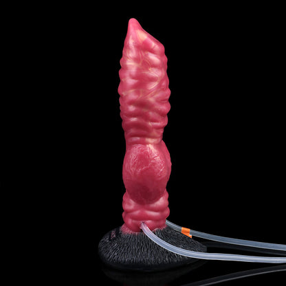 Gode ​​gonflable pour chien gicleur, plug anal, ventouse, masturbateur pour femme