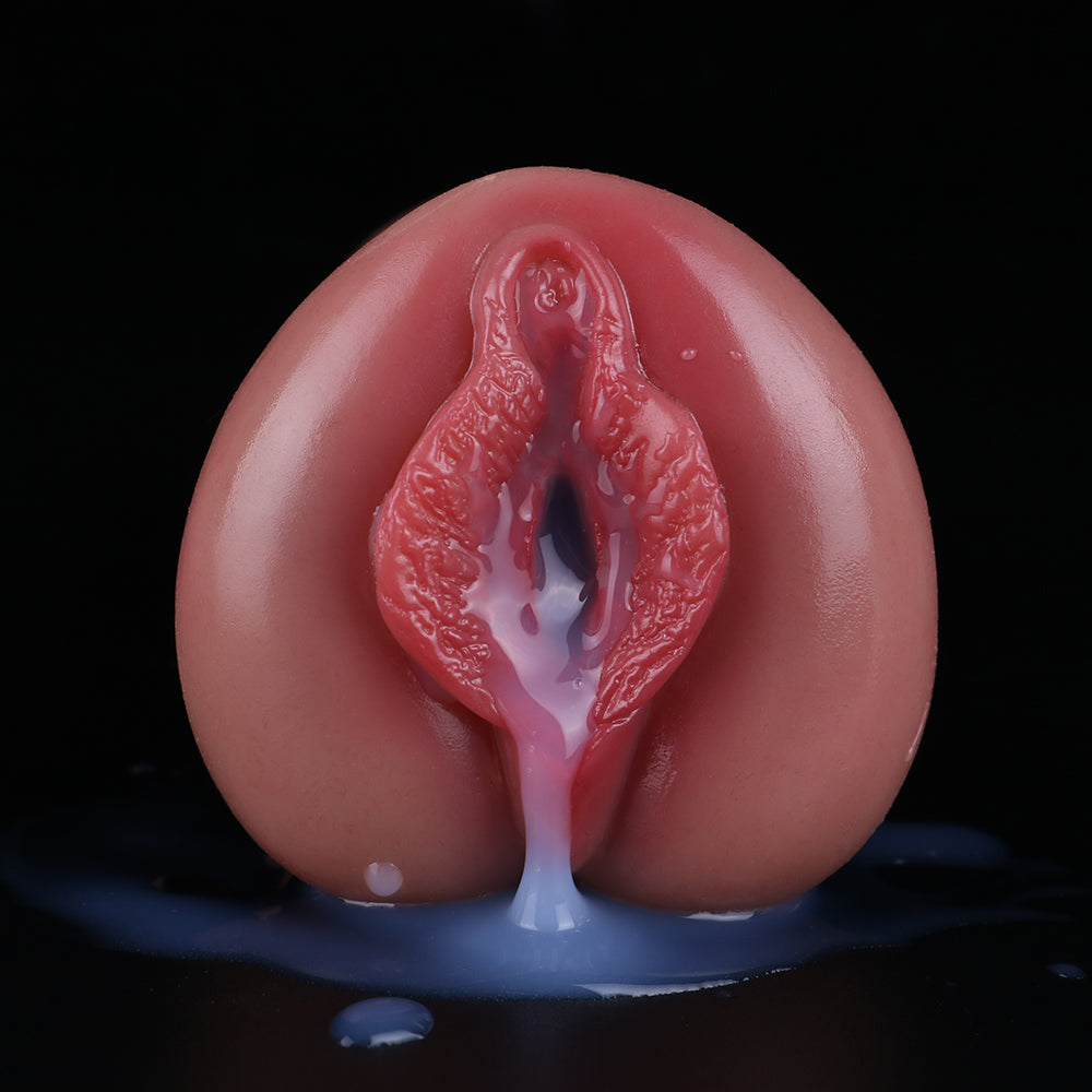 Pocket Pussy Realistic Labia Male Masturbator - Silicone Blowjob Mastu Domlust Pocket Pussy Realistic Labia Male Masturbator - Silicone Blowjob Mastu Domlust