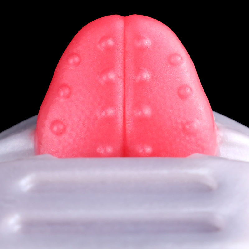 Masturbateur Fantasy Cyber-Bête Loup Mécanique – Dispositif de Masturbation Poupée Sexuelle en Silicone Liquide avec Canal Texturé & Action de Langue