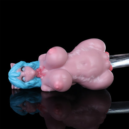 Blue-Haired Catgirl Silicone Torso | Fantasy Sex Dolls