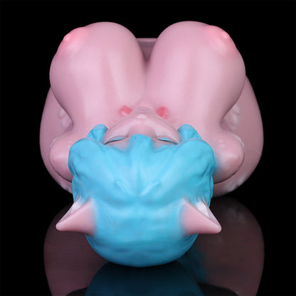 Blue-Haired Catgirl Silicone Torso | Fantasy Sex Dolls