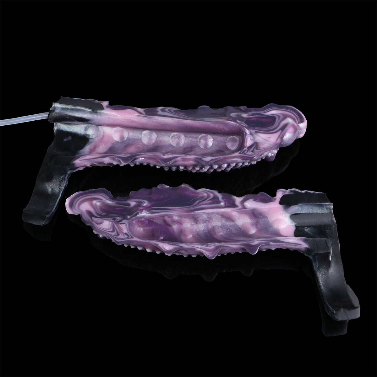 Nebula Squirting Sleeves | Purple Alien Silicone Design for Fantasy Play