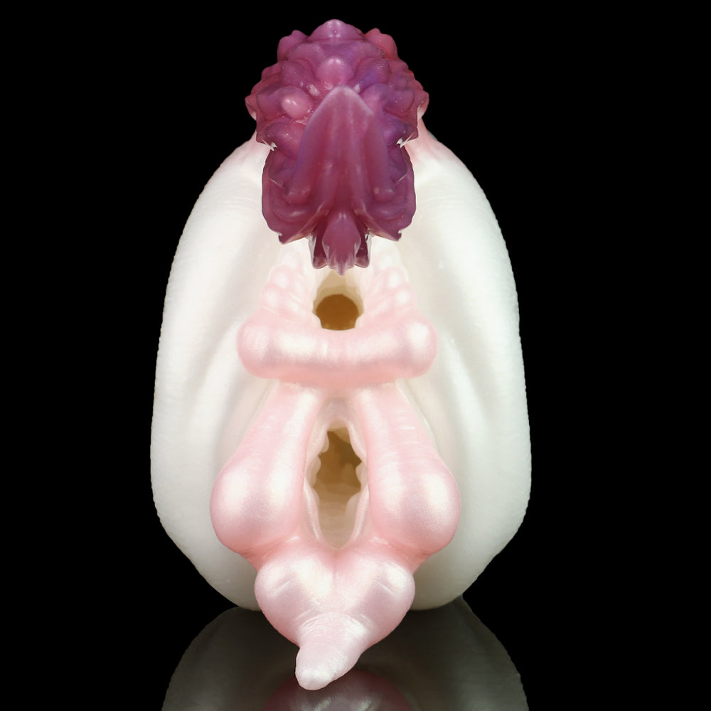 Regenbogen-Pferdemuschi-Tiermasturbator – Fantasie-Taschenmuschi, Penis, Blowjob, Milch